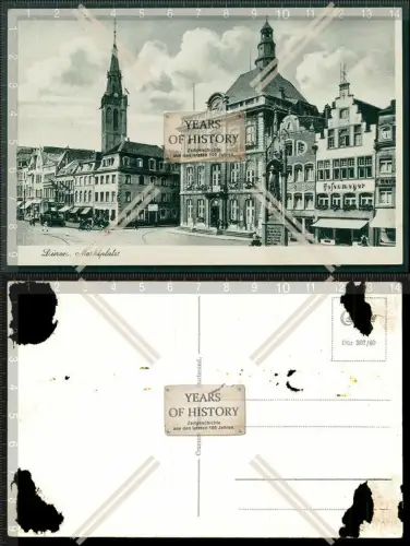 Orig. AK Düren Nordeifel Marktplatz 1939