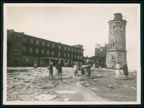 8x Foto - Wandern im Harz - Jungs junge Männer Goslar Harzburg Brocken .. - 1930