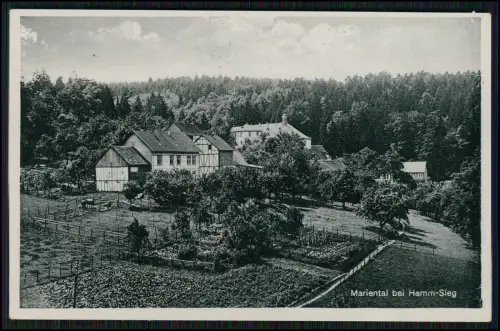 AK Marienthal Hamm Sieg Gasthof Pension Haus Elisabeth  Inh. E. Wessler um 1930