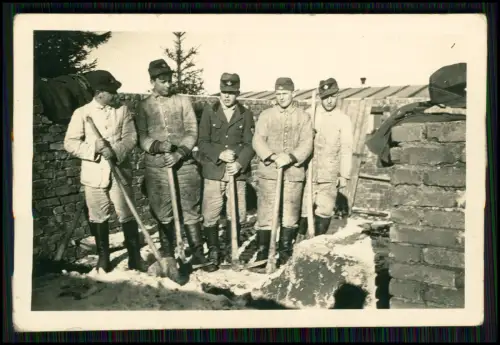 12x Foto - RAD Soldaten im Arbeitseinsatz und andere Tätigkeit