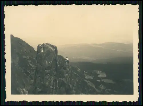 5x Foto Bergsteigen Schneegrube - Schronisko nad Śnieżnymi Kotłami Śnieżne 1938