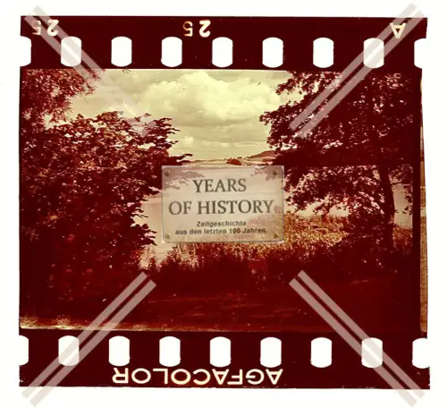 Orig. Farbdia Agfacolor Marine 1941 Kartuzy Karthaus Pommern b. Danzig Kaschubi