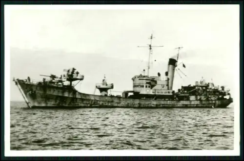 Foto AK Hilfs-Minensuchboot M 4046 - ex M 1608 Nordstern Kriegsmarine 1939-1945