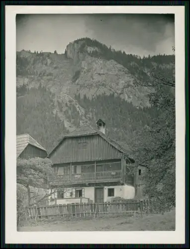 5x Foto 12x9cm - Gutshof mit Familie und andere - eingebettet Hügel Alpen 1930