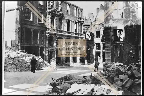 Foto Köln 1944-46 zerstört Haus Gebäude Geschäft geräumte Straße