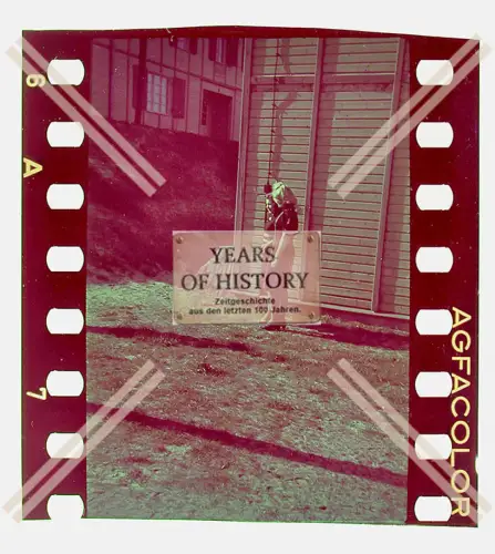 Orig. Farbdia Agfacolor 1941 Gotenhafen Gdynia 2. WK b. Danzig Pommern Polen Wo