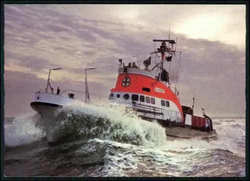 AK  Nordsee Seenotkreuzer Theodor Heuss Gesellschaft zur Rettung Schiffbrüchiger