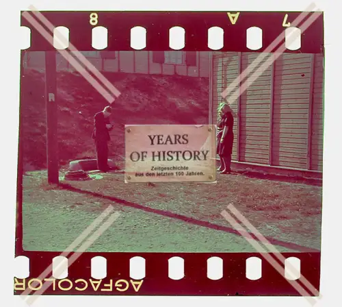 Orig. Farbdia Agfacolor 1941 Gotenhafen Gdynia 2. WK b. Danzig Pommern Polen Wo