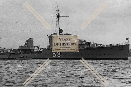Foto deutsche Kriegsmarine Zerstörer Kennung siehe Schiff 