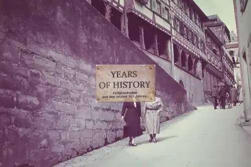 Repro Farbfoto 15x10cm Altstadt Straßenansicht Wo ?