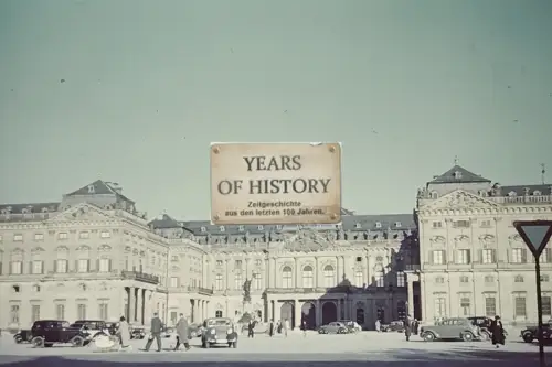 Repro Farbfoto 15x10cm Gebäude Schloss Fahrzeuge 