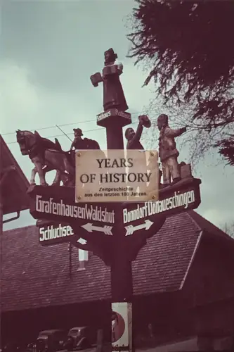 Repro Farbfoto 15x10cm Schwarzwald Hinweisschilder Schluchsee Bonndorf Grafenhau