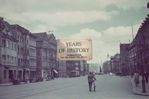 Repro Farbfoto 15x10cm Straßenansicht Stadt Fahrzeuge