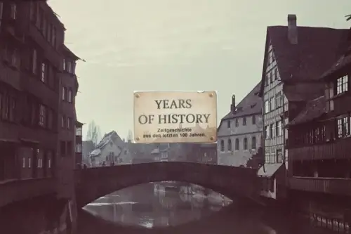 Repro Farbfoto 15x10cm Fluss Altstadt 