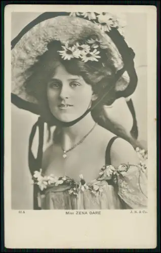 5x AK alte Postkarten - Jugendstil Frauenporträts - Atelier Grußkarten - 1900-20