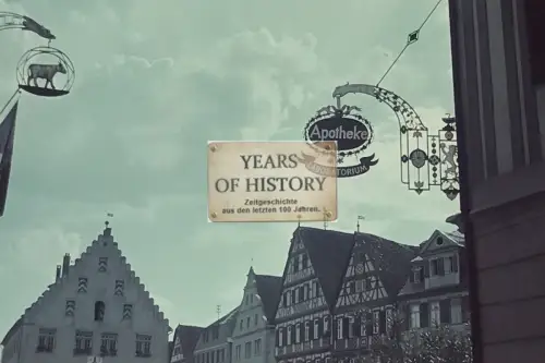 Repro Farbfoto 15x10cm Altstadt Gebäude Wo ?