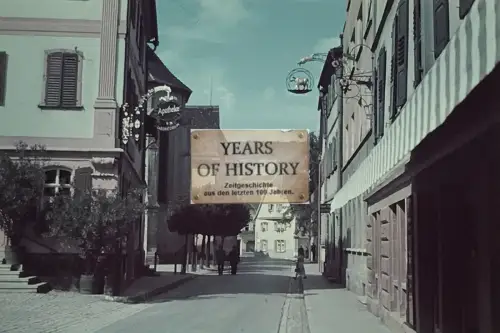 Repro Farbfoto 15x10cm Straßenansicht Apotheke Wo ?