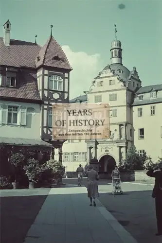 Repro Farbfoto 15x10cm Stadt Straßenansicht Wo ?