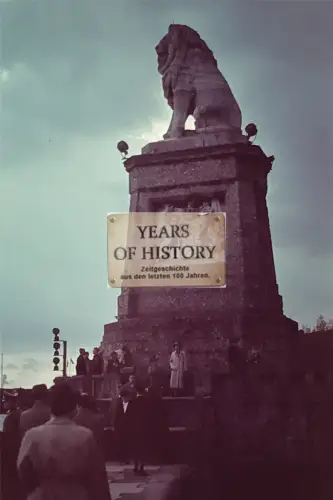 Repro Farbfoto 15x10cm Denkmal Löwe