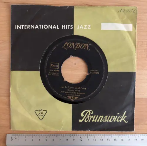 Hamburg Pat Boone Single 45rpm London - DL20052 I Almost Lost My Mind Brunswick