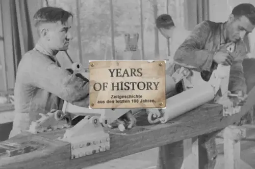 Foto kein Zeitgenössisches Original Werkstatt Ersatzteil für Flugzeug Me 321 Las