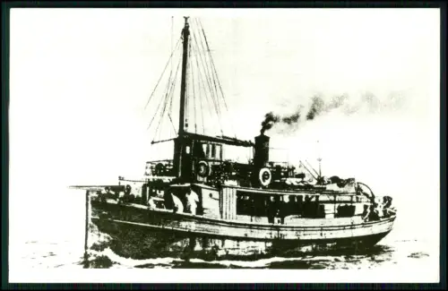 Foto AK - Hilfs-Minensuchboot M ? in der Ägäis im Einsatz Kriegsmarine 1939-1945