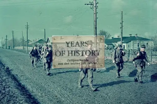 Repro Farb Foto no Original Vormarsch Soldaten Don Kuban Terek Kaukasus Ukraine