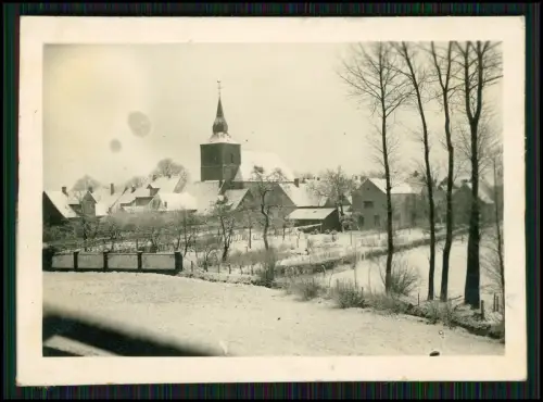 Foto Darfeld Rosendahl in Westfalen Blick auf Kirche und Ort Winter 1942-43