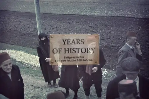 Repro Farb Foto no Original Bauern Fes Fez Kopfbedeckung Orient Balkan