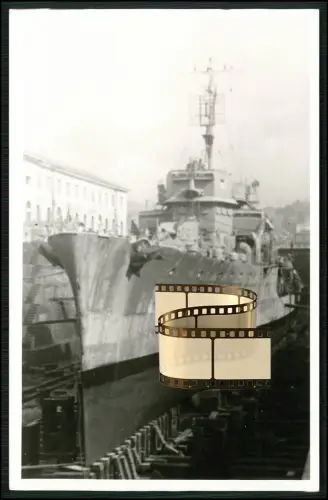 Foto AK - Torpedoboot TA 24 - im Dock - ex Arturo - italienische Ariete-Klasse