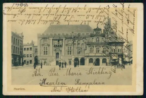 AK - Haarlem Nordholland Niederlande Stadhuis - 1911 gelgelaufen