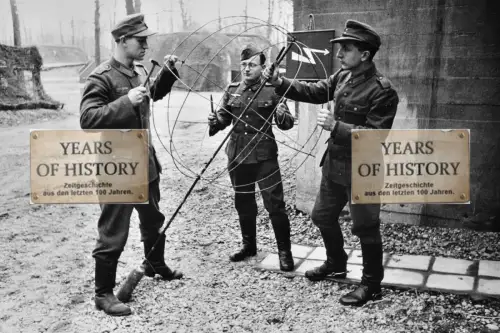 Repro Foto 10x15cm Nachrichten Soldaten Luftwaffe Technische Messgeräte uvm