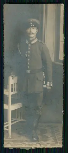 5x Foto Soldat im CDV Format in Uniform uvm. ab 1900 und 1. WK 1914-18