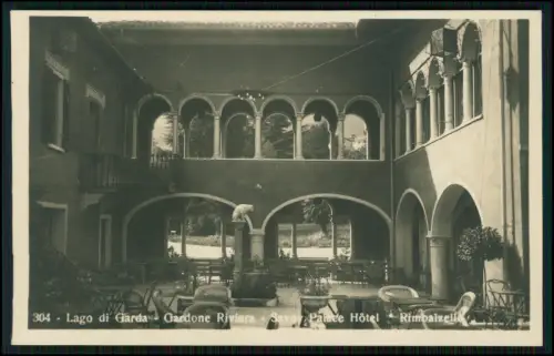 4x alte Foto AK - Gardasee - Lago di Garda - Benaco - Norditalien - Ansichten