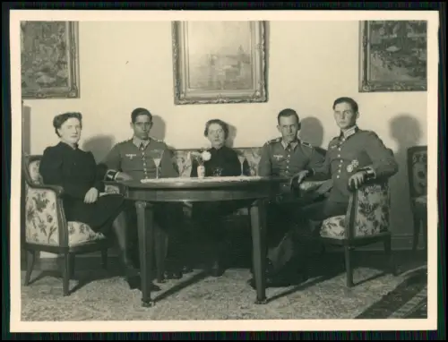 13x Foto - Soldaten Wehrmacht - Feierlichkeit mit Damen uvm. - diverse Ansichten