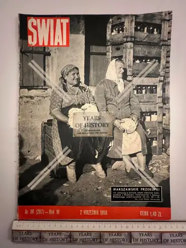 Heft 1956 Nr. 36 - Illustrierte Wochenzeitung Swiat - Die Welt 1951–1969 Polen