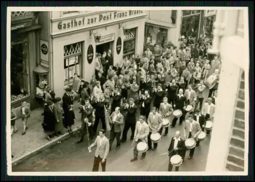 17x Foto Elmshorn - Gasthof zur Post Franz Braatz - Festumzug in der Königstraße