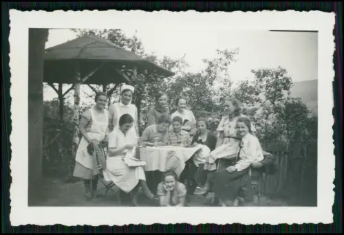 7x Foto Königshofen Niedernhausen Taunus Hessen - Junge Damen Rotes Kreuz - 1932
