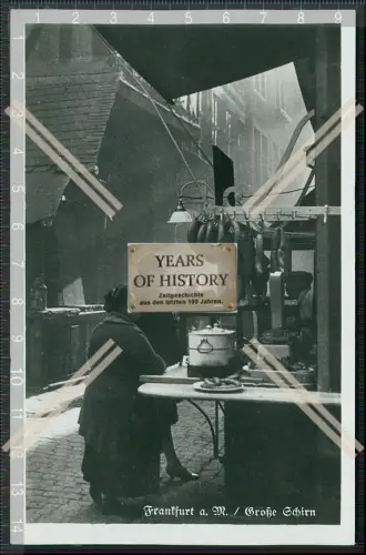 AK 4x Frankfurt am Main Schirn Imbiss auf der Straße und andere 1933