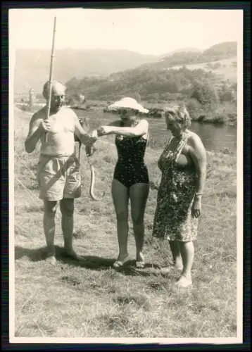 17x Foto Bad Ems an der Lahn Camping und Angel Sommerfrische Urlaub um 1950