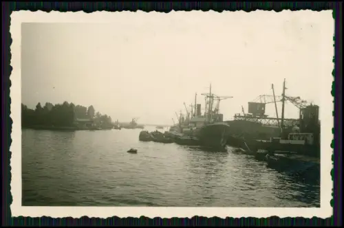 9x Foto - Schifffahrt Schiffe Marine Dampfer Hafen - vor 1945 Maritime Motive