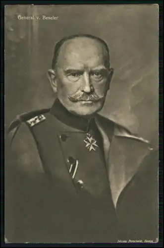 AK - Generaloberst Hans von Beseler General - N. Perscheid - Wohlfahrts-Karte