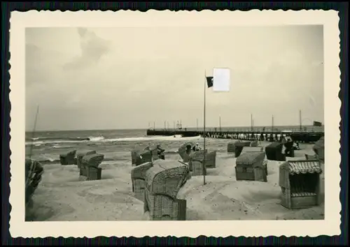 17x Foto - Sommerfrische Urlaub an der Ostsee 1938 - Stand Fähnchen Ort Wo ?
