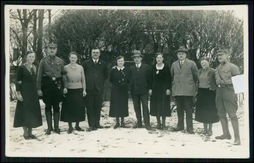 Foto AK - Nordkirchen NRW - Kreis Coesfeld 1936 - Soldaten Bürger Politische ...
