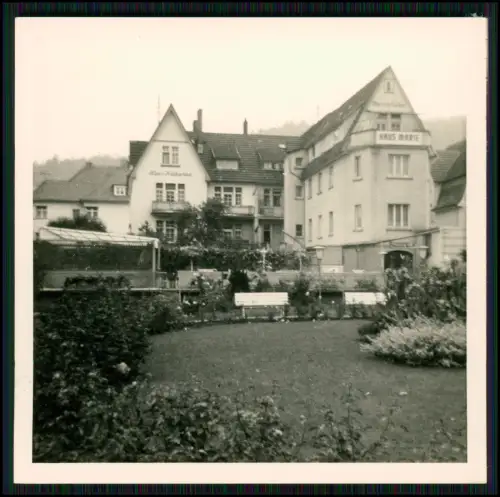 20x Foto - unsere Reise nach Bad Orb in Hessen 1960er - Quartier u.a. Ansichten