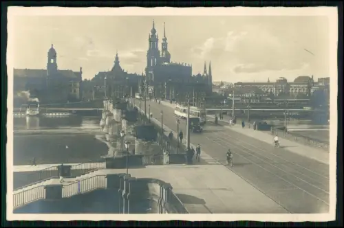 7x Foto AK - Dresden an der Elbe - alle Feldpost 1940 gelaufen - Einheit Stempel