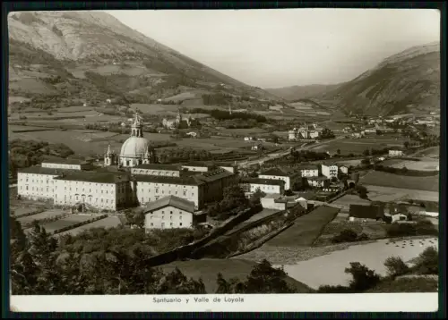 2x Foto AK - Loyola Santuario y Valle de Loyola Basilika Tal Azpeitia Baskenland