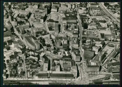 5x Foto AK- Essen Ruhrgebiet - Luftbild u.a. Innenstadt Straßen Geschäftsgebäude