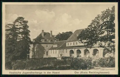 AK Oer-Erkenschwick - Vestische Jugendherberge in der Haard Gebäude Arkadengang