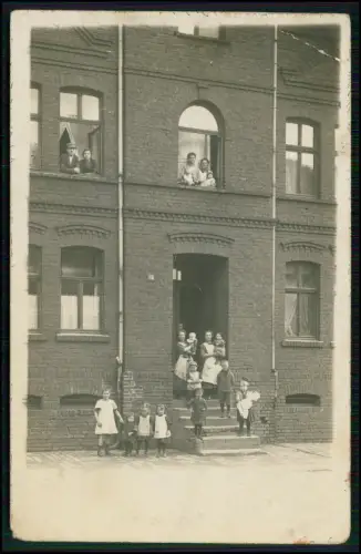 Foto AK - Dortmund Huckarde Haus Buschstraße 35 1910 - Gebäude existiert noch so